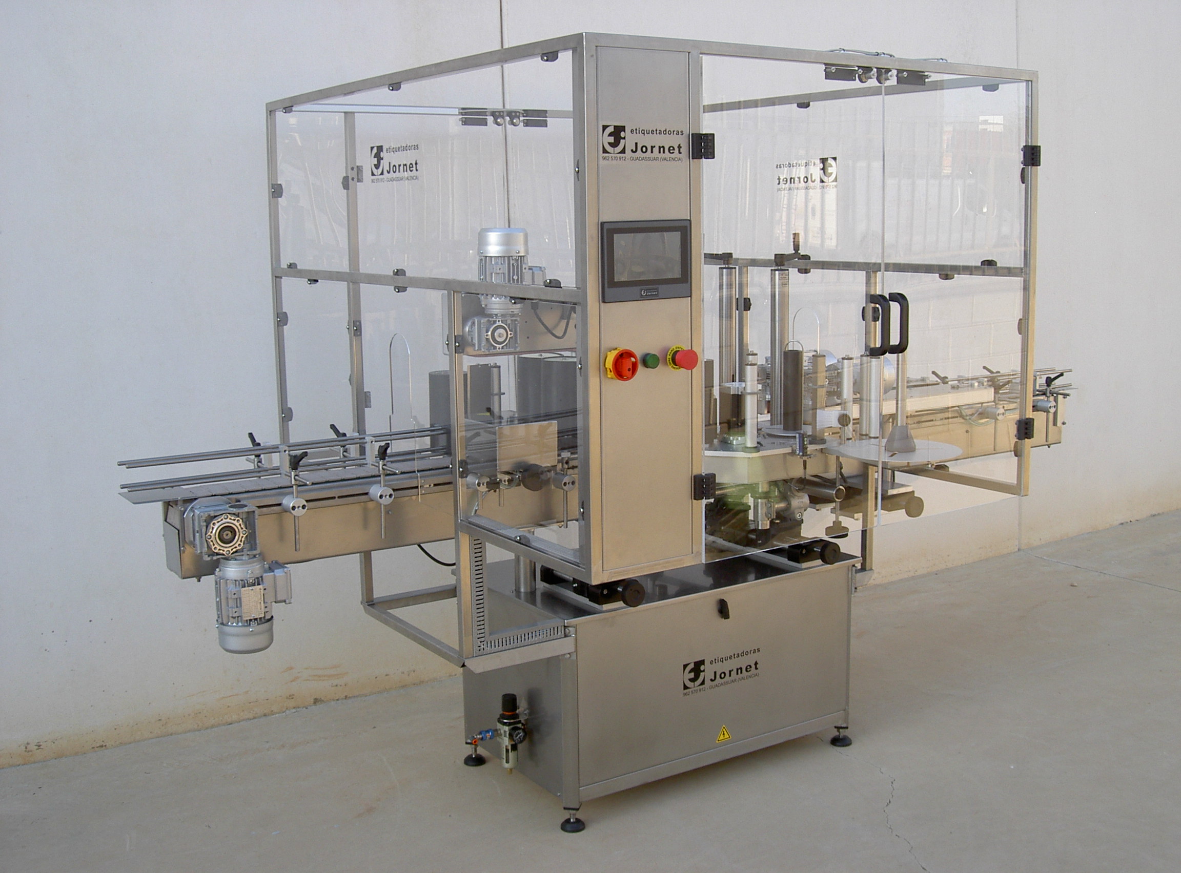 Etiquetadora para envases cilindricos y precintos